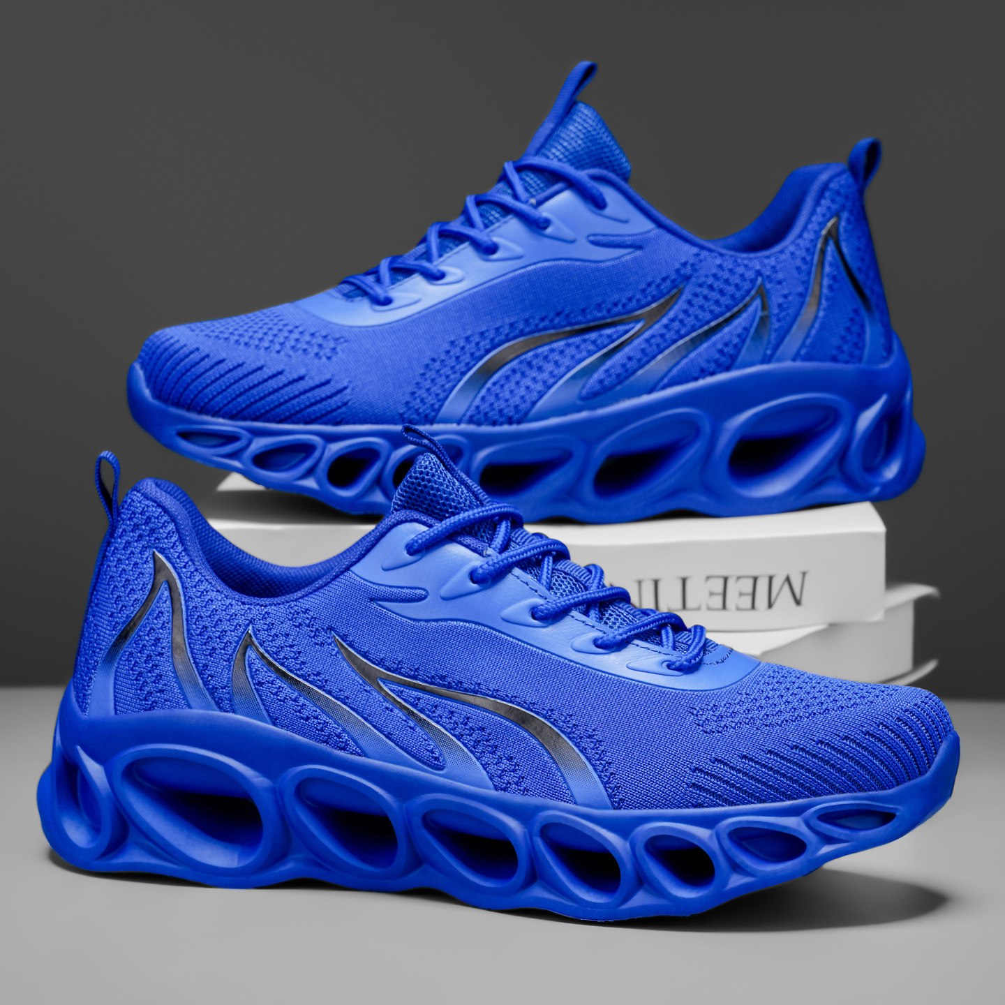 Softsfeel® Men's Relieve Foot Pain Perfect Walking Shoes - Blue