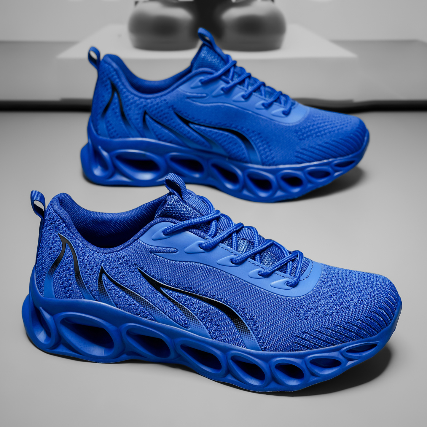 Softsfeel® Men's Relieve Foot Pain Perfect Walking Shoes - Blue