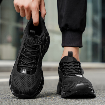 Softsfeel® Men's Relieve Foot Pain Perfect Walking Shoes - Black