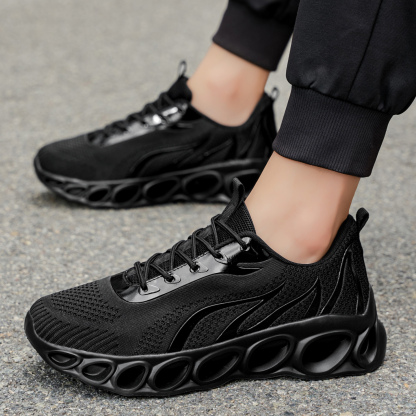 Softsfeel® Men's Relieve Foot Pain Perfect Walking Shoes - Black