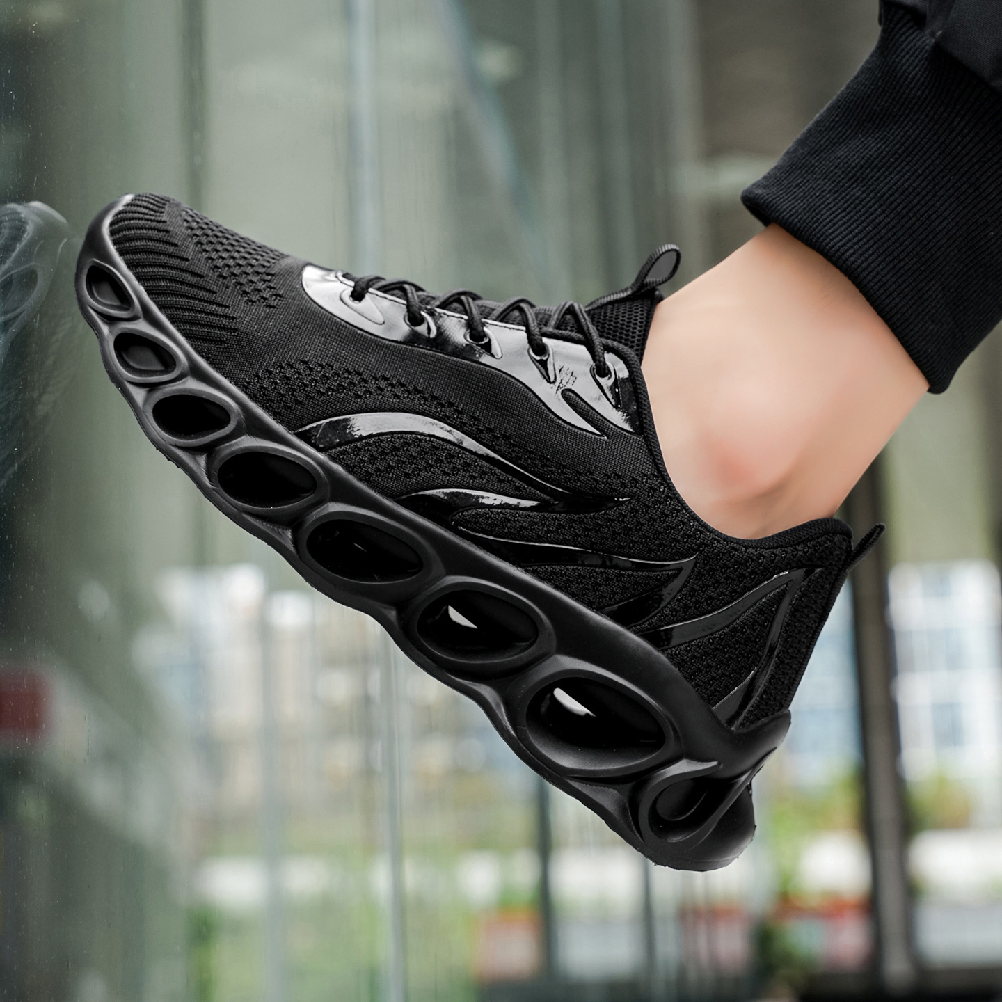 Softsfeel® Women's Relieve Foot Pain Perfect Walking Shoes - Black