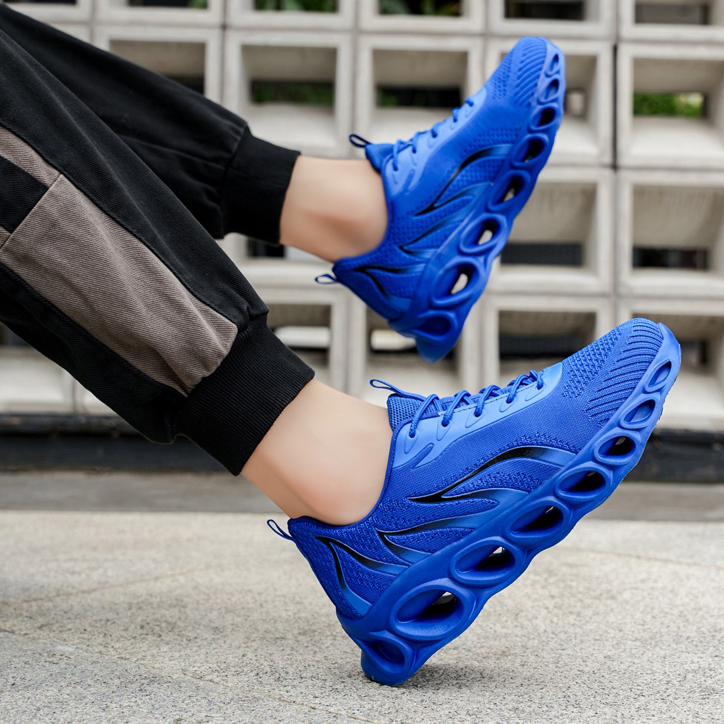 Softsfeel® Men's Relieve Foot Pain Perfect Walking Shoes - Blue