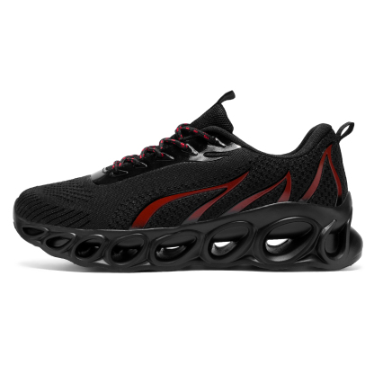 Softsfeel® Women's Relieve Foot Pain Perfect Walking Shoes - Black Red