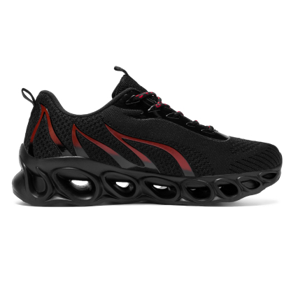 Softsfeel® Women's Relieve Foot Pain Perfect Walking Shoes - Black Red
