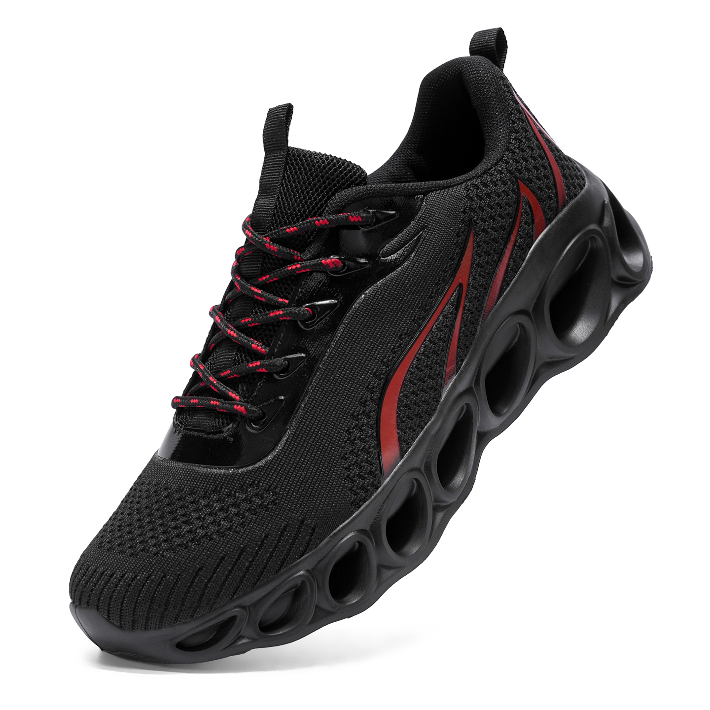 Softsfeel® Women's Relieve Foot Pain Perfect Walking Shoes - Black Red