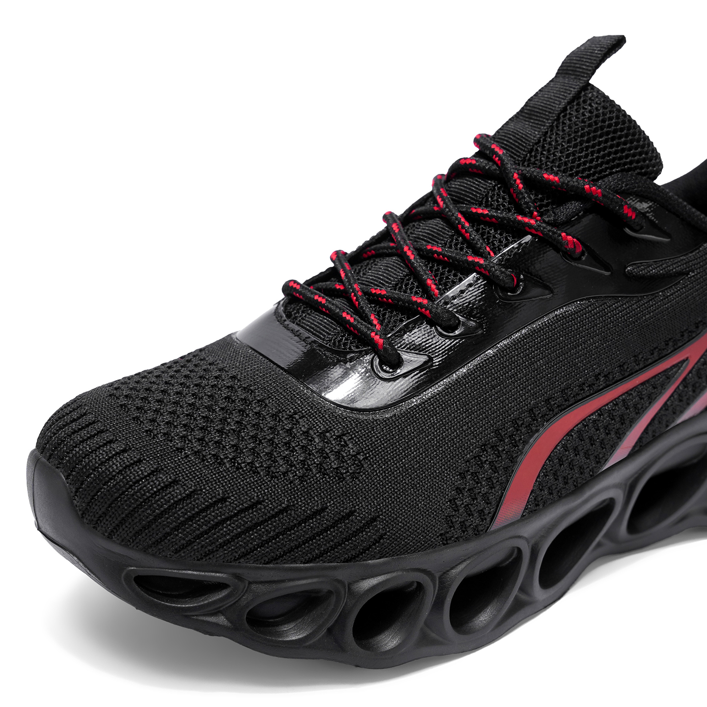 Softsfeel® Women's Relieve Foot Pain Perfect Walking Shoes - Black Red