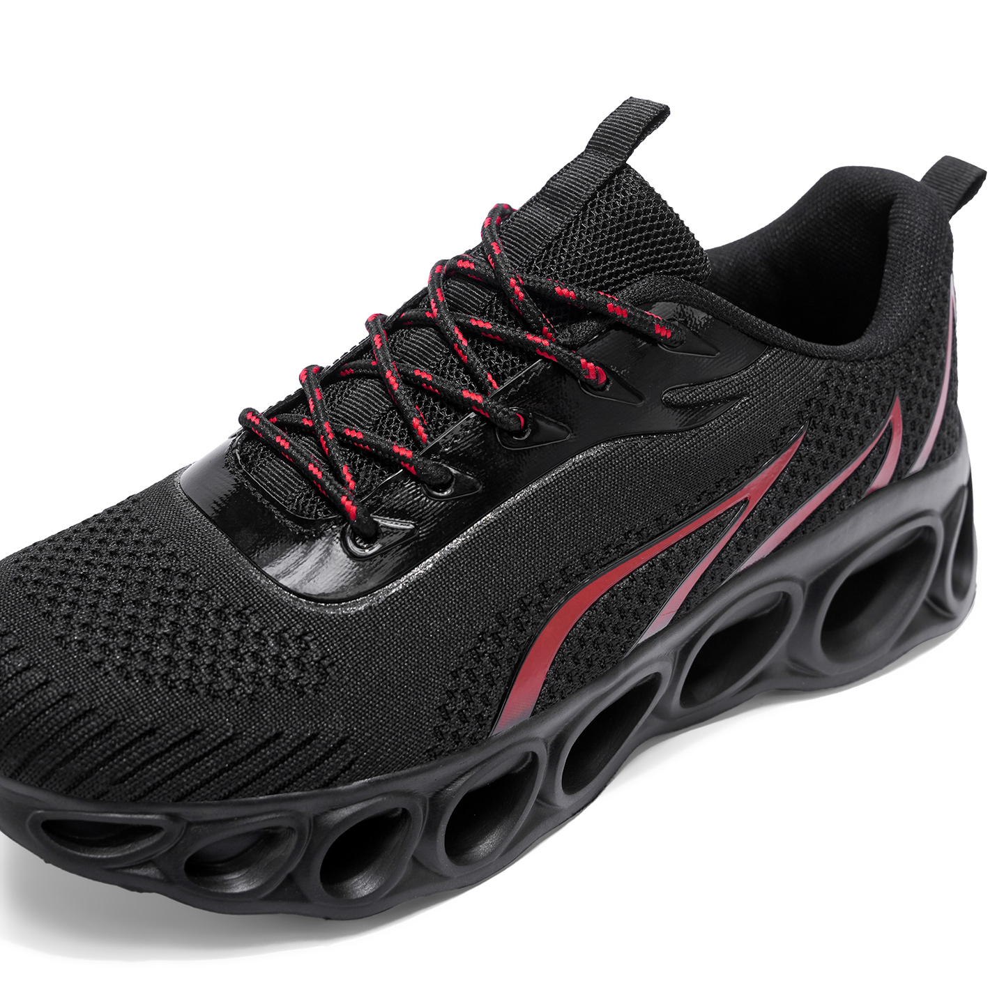 Softsfeel® Women's Relieve Foot Pain Perfect Walking Shoes - Black Red