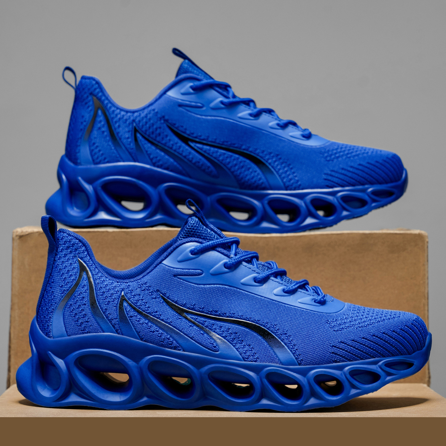 Softsfeel® Men's Relieve Foot Pain Perfect Walking Shoes - Blue