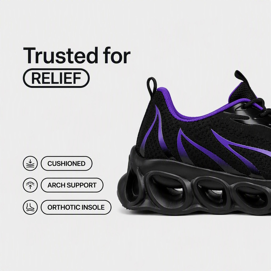 Softsfeel® Men's Rebound Core V1 - Black Purple