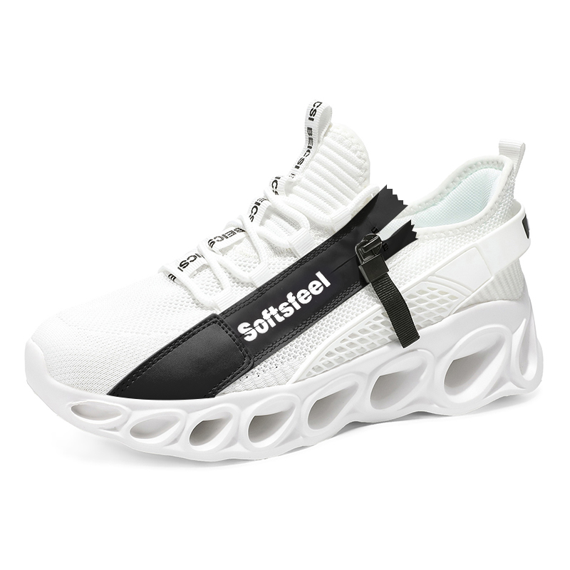 Softsfeel® Women's Side-Zip ComfortFit Walking Shoes - White