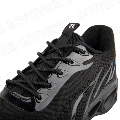 Softsfeel Men's Relieve Foot Pain Perfect Walking Shoes - Black-SOFTSFEEL