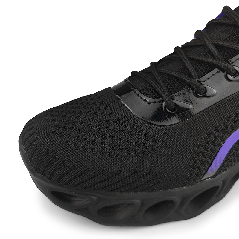 Softsfeel® Men's Relieve Foot Pain Perfect Walking Shoes - Black Purple