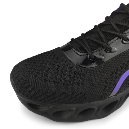 Softsfeel® Men's Relieve Foot Pain Perfect Walking Shoes - Black Purple