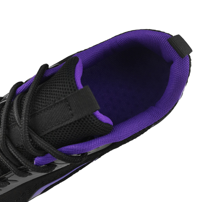 Softsfeel® Men's Relieve Foot Pain Perfect Walking Shoes - Black Purple