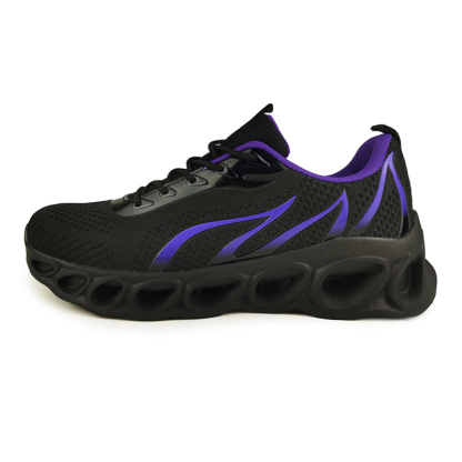 Softsfeel® Men's Relieve Foot Pain Perfect Walking Shoes - Black Purple