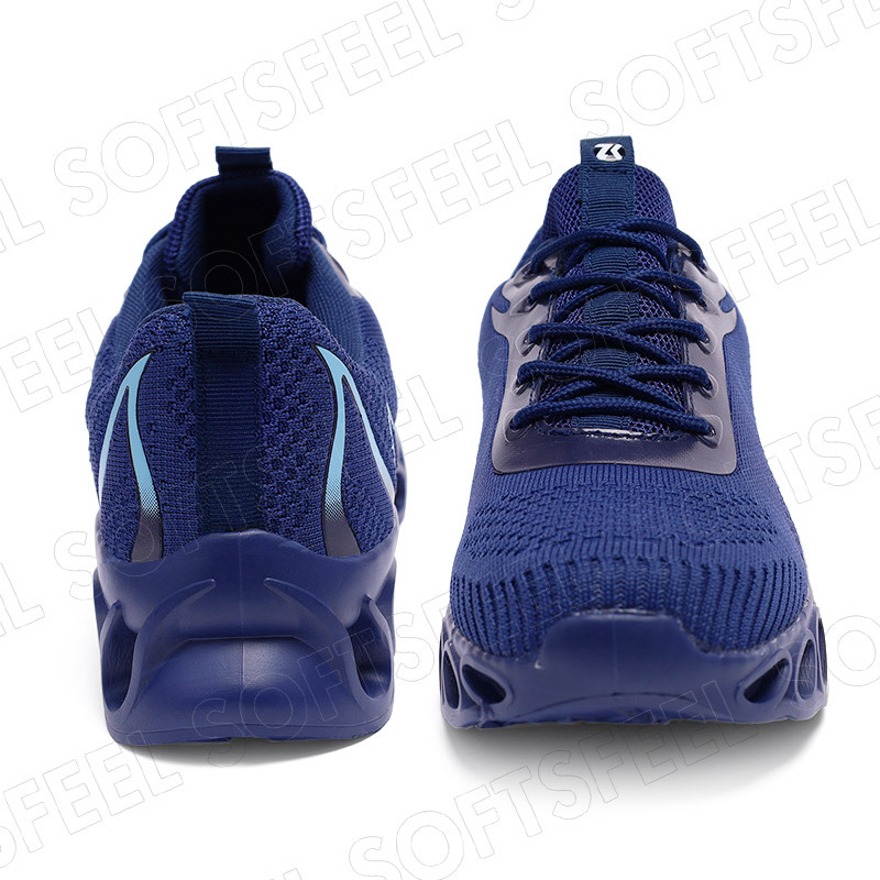 Softsfeel Men's Relieve Foot Pain Perfect Walking Shoes - Dark Blue-SOFTSFEEL