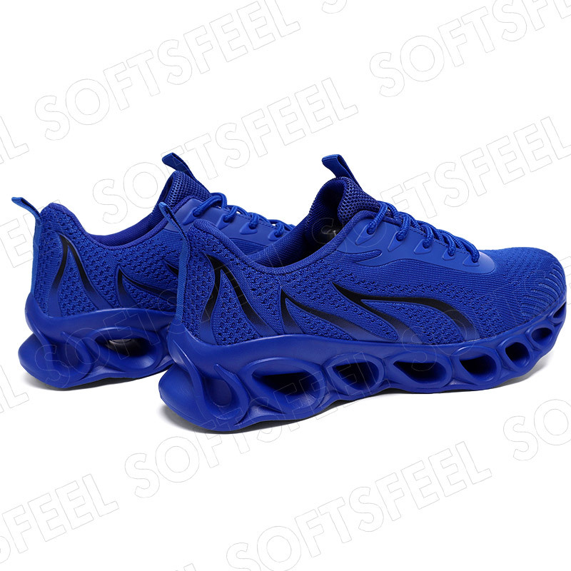Softsfeel Women's Relieve Foot Pain Perfect Walking Shoes - Blue-SOFTSFEEL