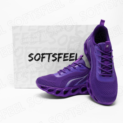 Softsfeel Relieve Foot Pain Perfect Walking Shoes - Purple-SOFTSFEEL