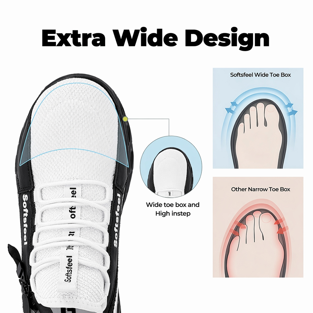 Men's Cloud Wanderer V7 - White Black