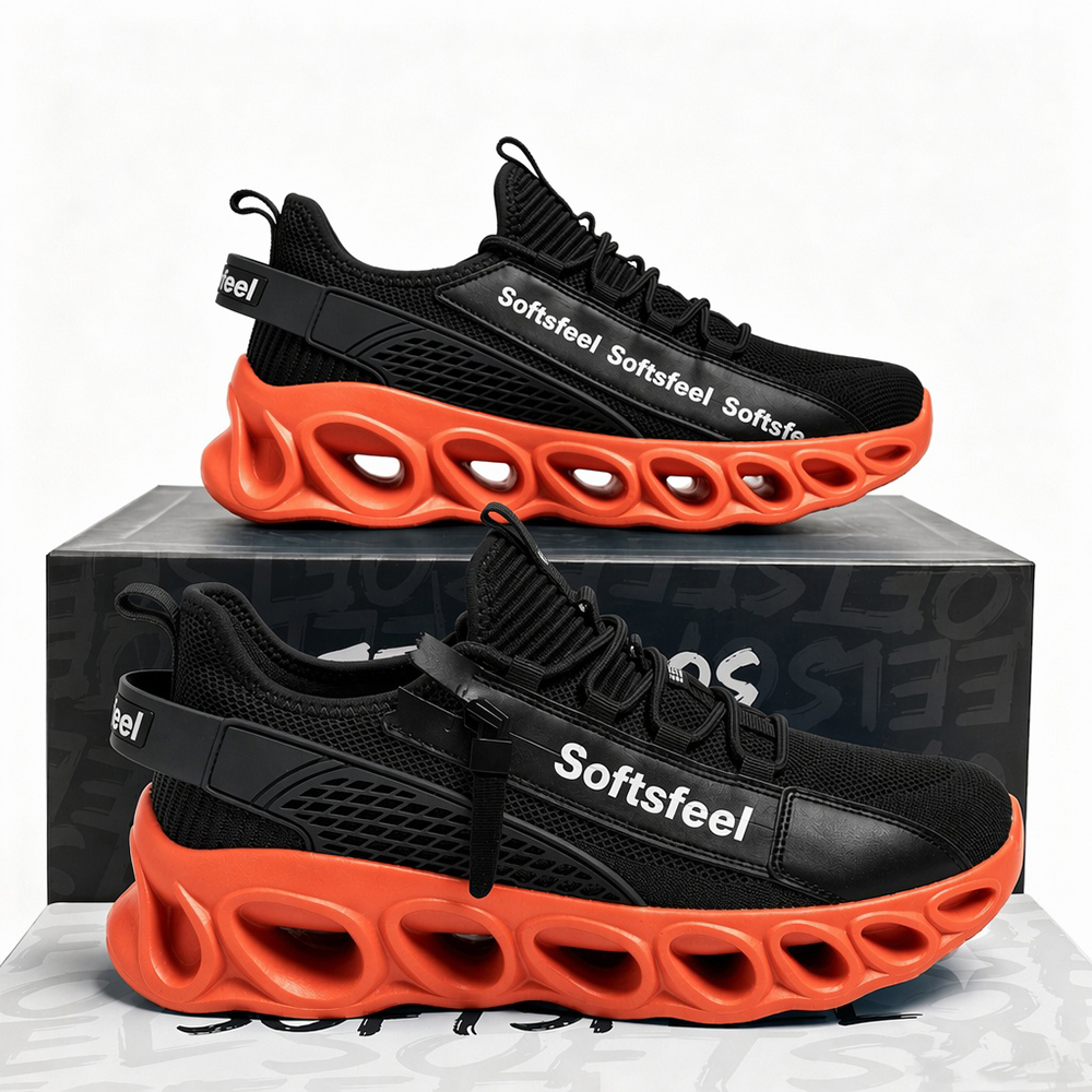Women's Cloud Wanderer V7 - Black Orange
