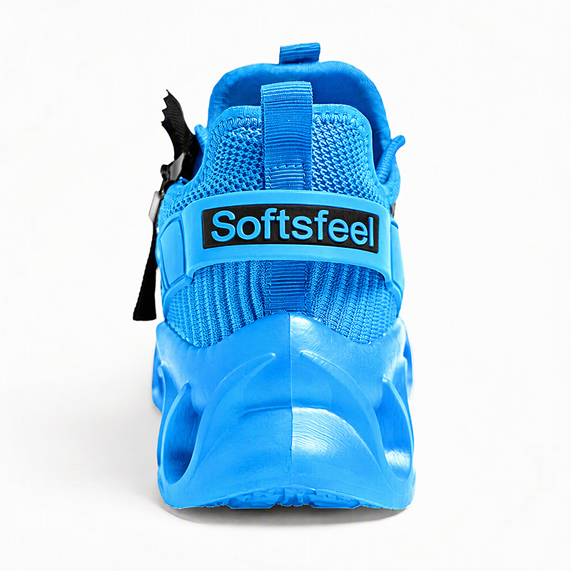 Softsfeel® Men's Side-Zip ComfortFit Walking Shoes - Blue