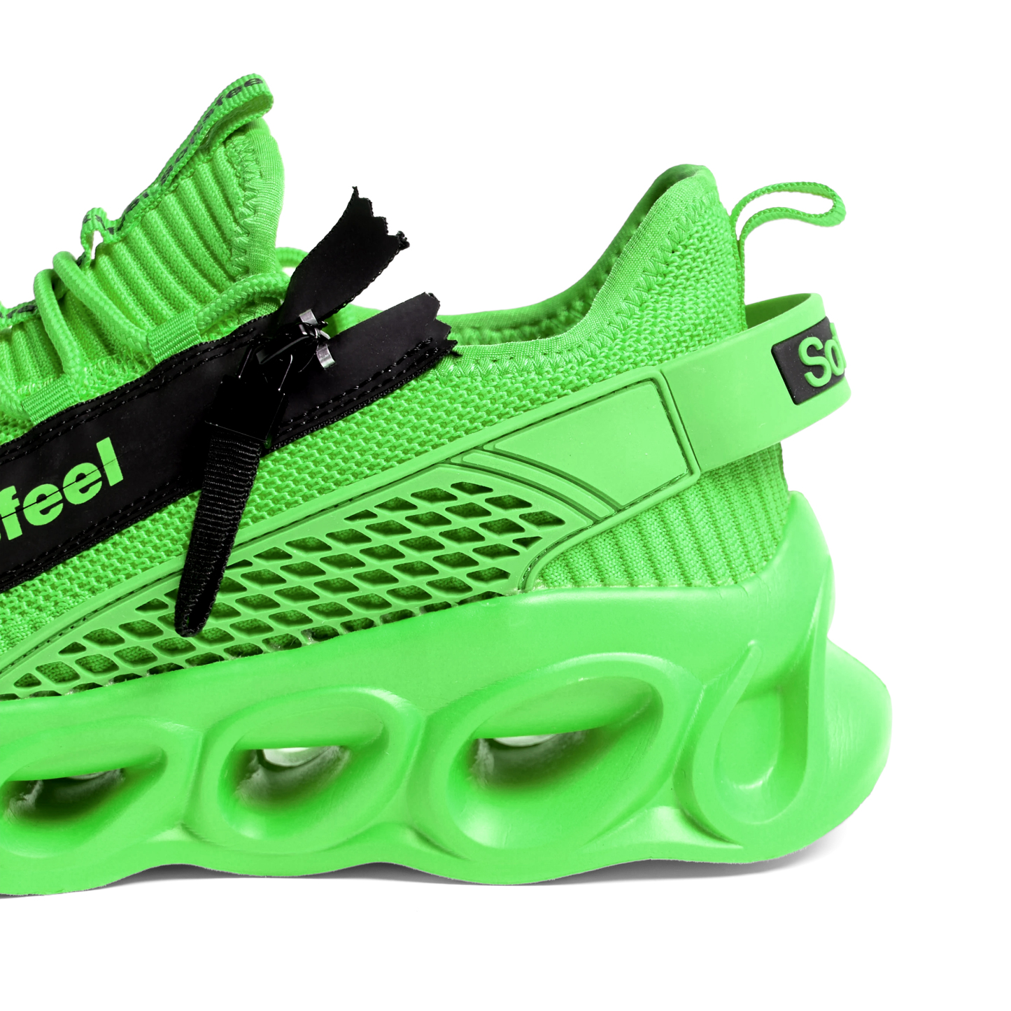 Softsfeel® Men's Side-Zip ComfortFit Walking Shoes - Green