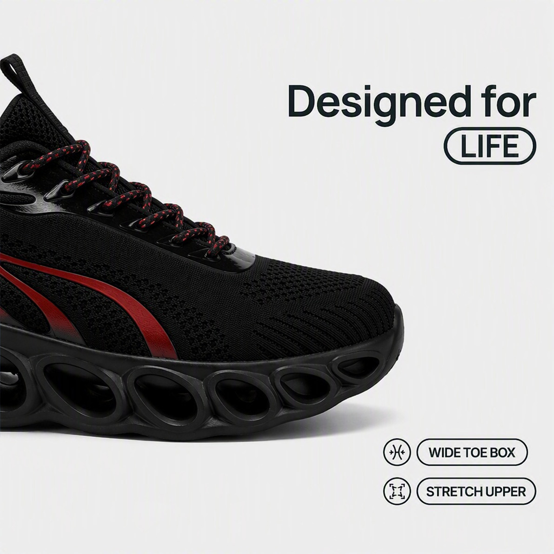 Softsfeel® Men's Rebound Core V1 - Black Red
