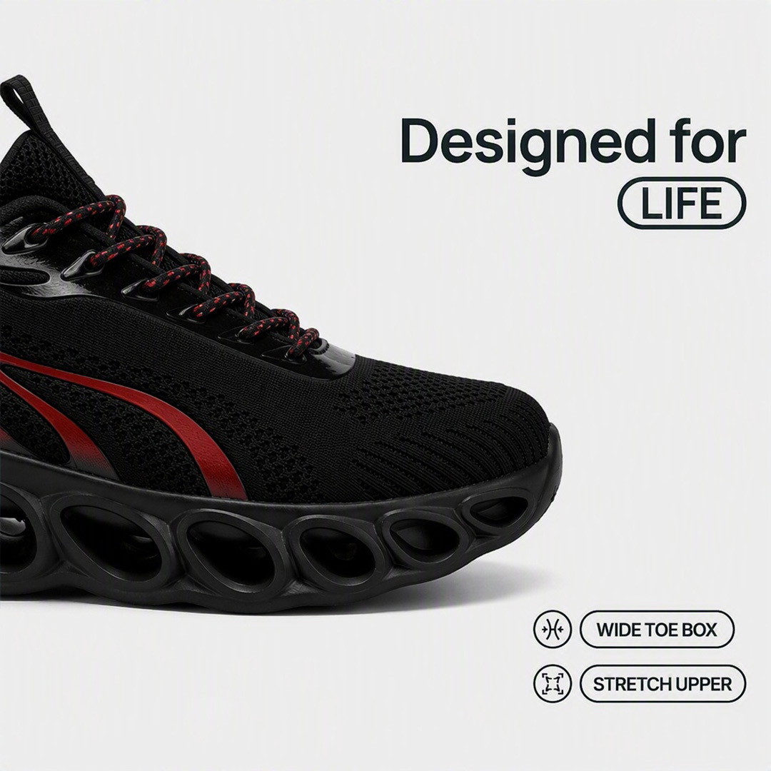 Softsfeel® Men's Rebound Core V1 - Black Red