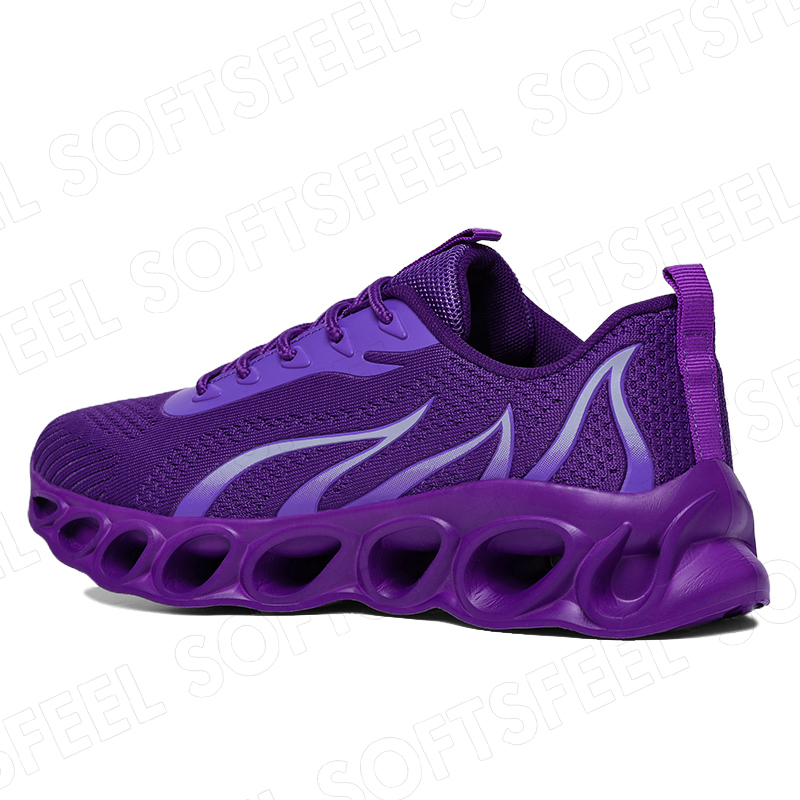 Softsfeel Women's Relieve Foot Pain Perfect Walking Shoes - Purple-SOFTSFEEL