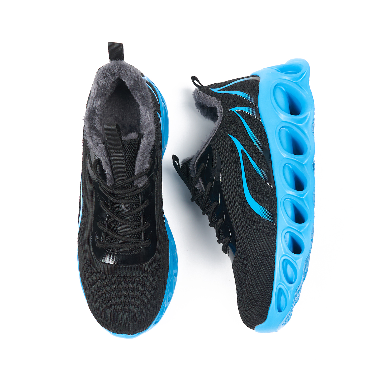 Softsfeel® Women's Winter Relieve Foot Pain Perfect Walking Shoes - Black Blue