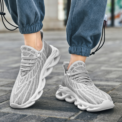Women's Ortho Stretch Cushion Shoes - Gray-SOFTSFEEL