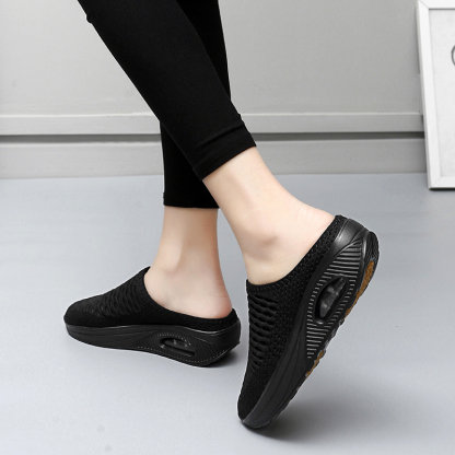 Softsfeel Women's Relieve Foot Pain Perfect Walking Sandals - Black-SOFTSFEEL
