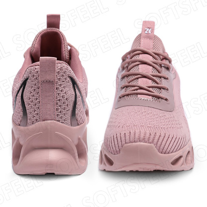 Softsfeel Men's Relieve Foot Pain Perfect Walking Shoes - Pink Black-SOFTSFEEL