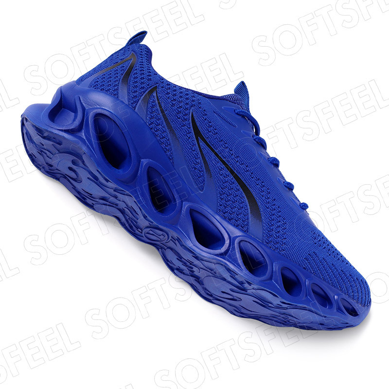 Softsfeel Women's Relieve Foot Pain Perfect Walking Shoes - Blue-SOFTSFEEL