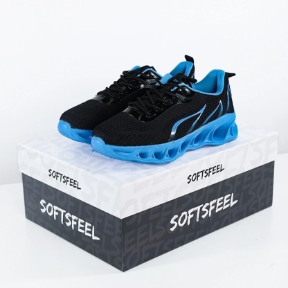 Softsfeel®Relieve Foot Pain Perfect Walking Shoes - Black Blue