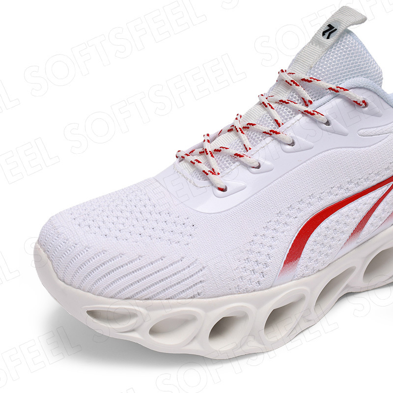 Softsfeel Men's Relieve Foot Pain Perfect Walking Shoes - White-SOFTSFEEL