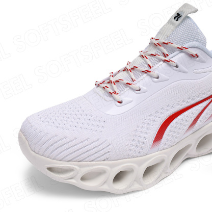 Softsfeel Men's Relieve Foot Pain Perfect Walking Shoes - White-SOFTSFEEL