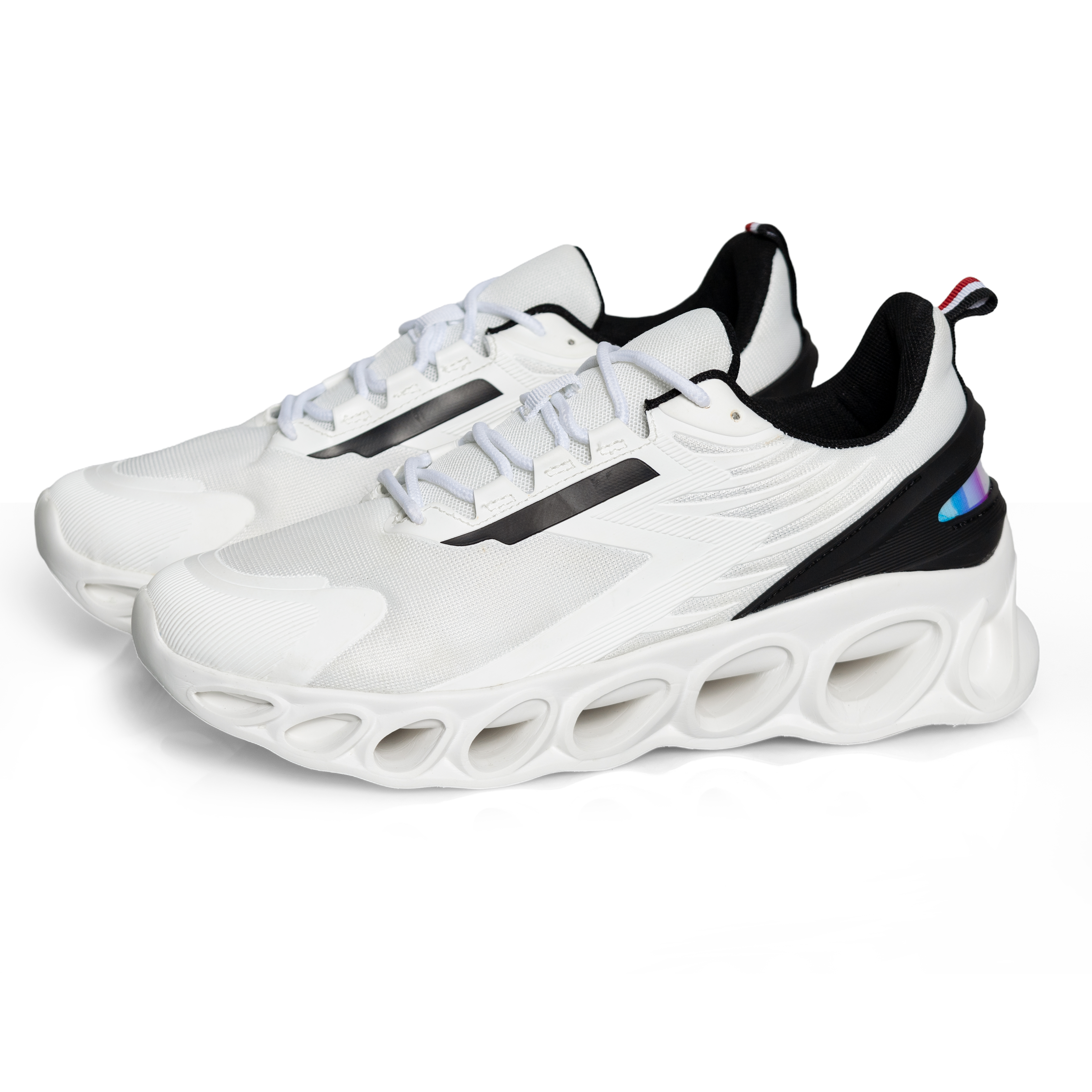 Softsfeel Men's ComfortFlow Shoes - White-SOFTSFEEL