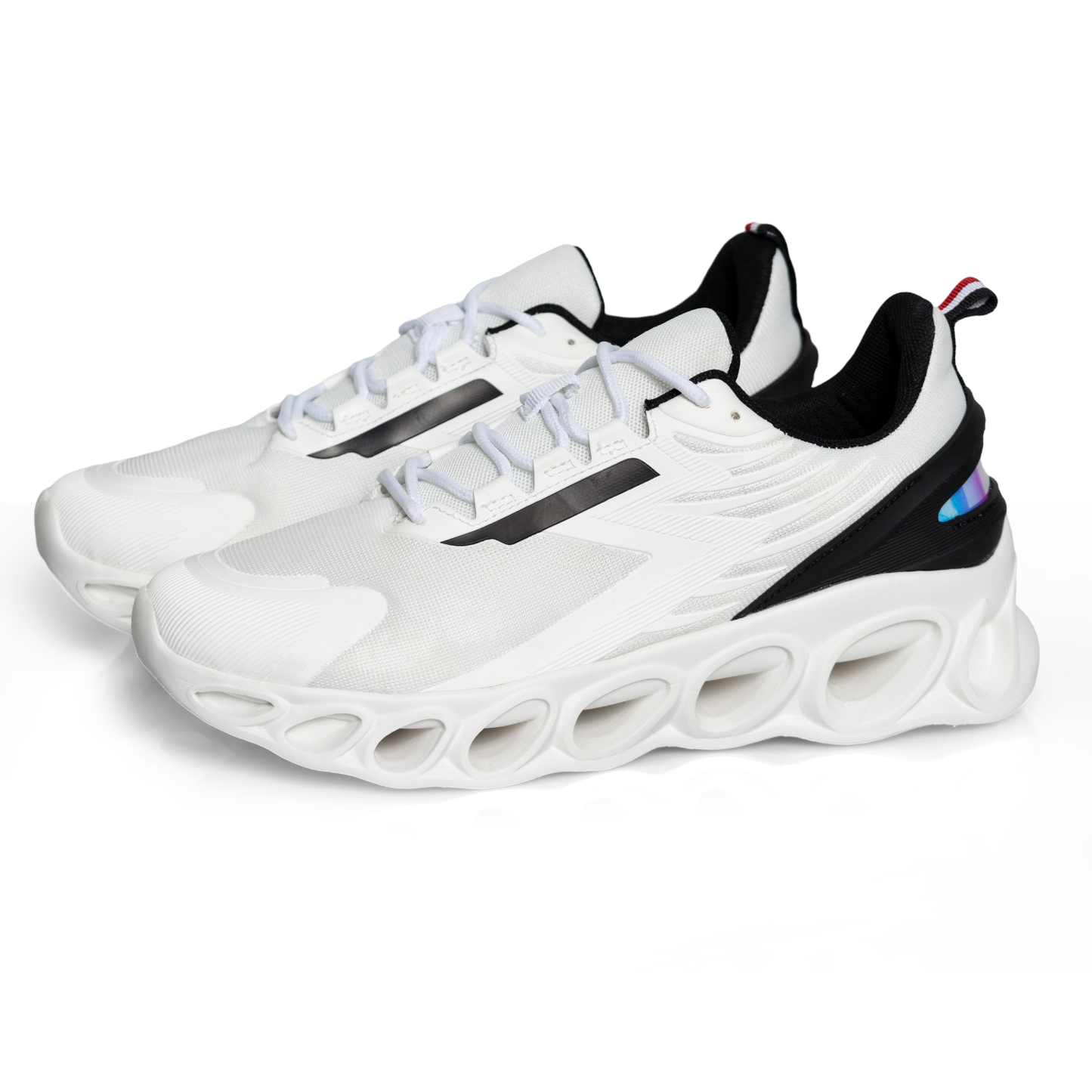 Softsfeel Men's ComfortFlow Shoes - White-SOFTSFEEL
