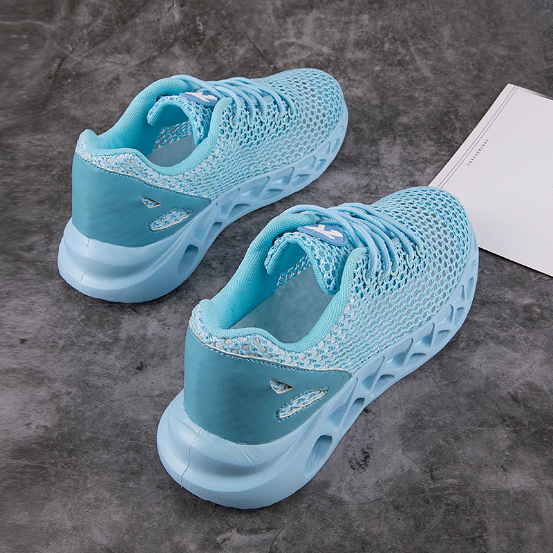 Softsfeel Men's Relieve Foot Pain Perfect Cushioning Walking Shoes-Sky Blue-SOFTSFEEL
