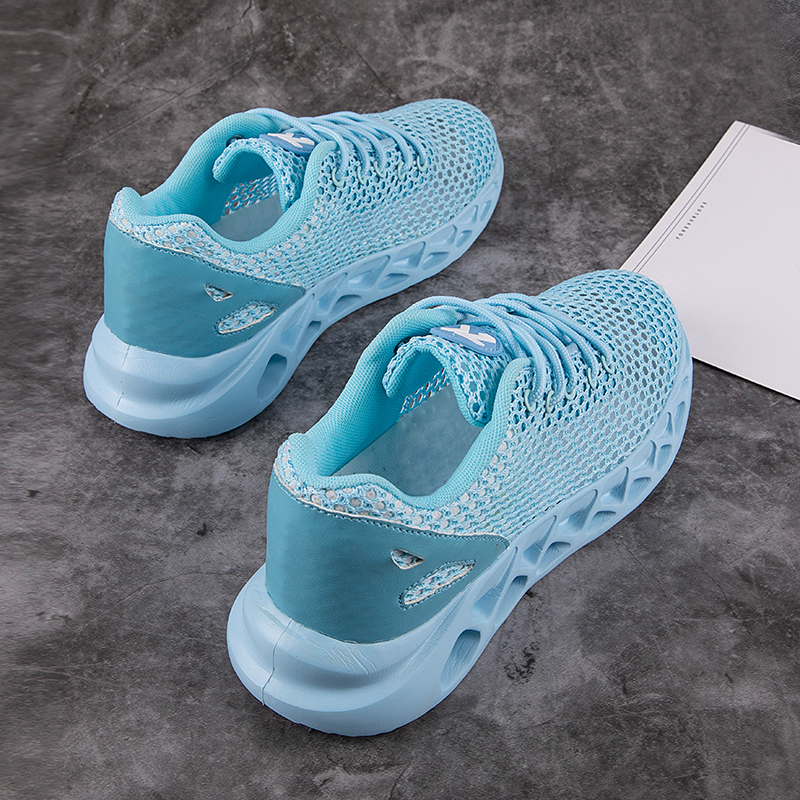 Softsfeel Men's Relieve Foot Pain Perfect Cushioning Walking Shoes-Sky Blue-SOFTSFEEL