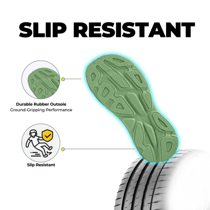 Men's WideToe Grip V2 - Cream & Sage Green