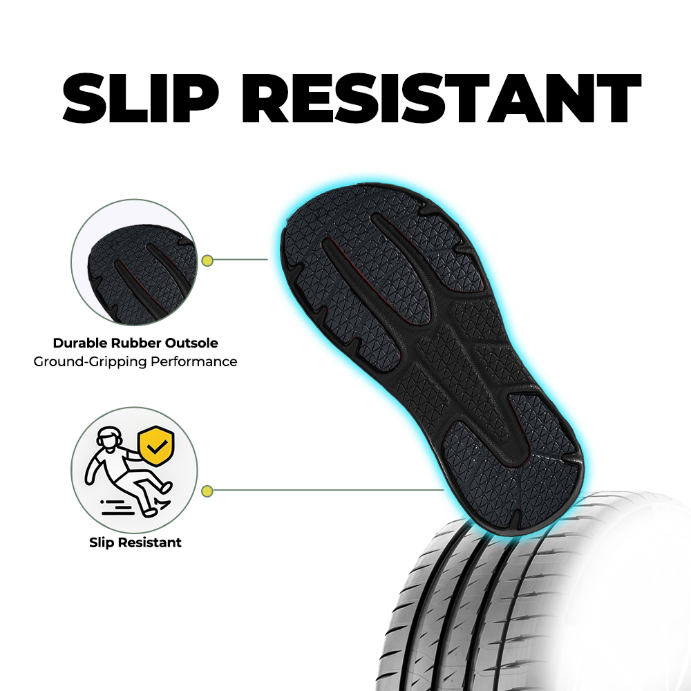 Men's WideToe Grip V3 - Charcoal Black