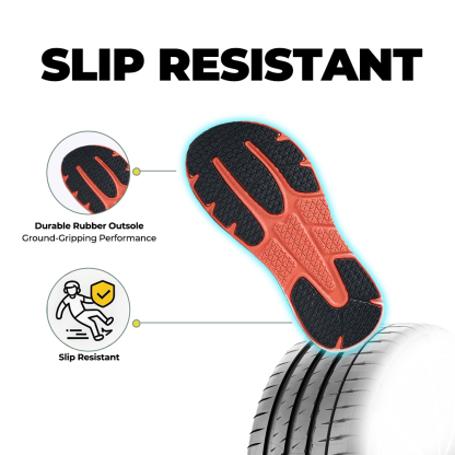 Men's WideToe Grip V3 - Coral Noir