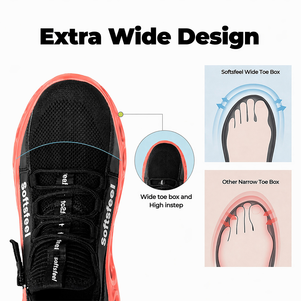 Men's Cloud Wanderer V7 - Black Orange