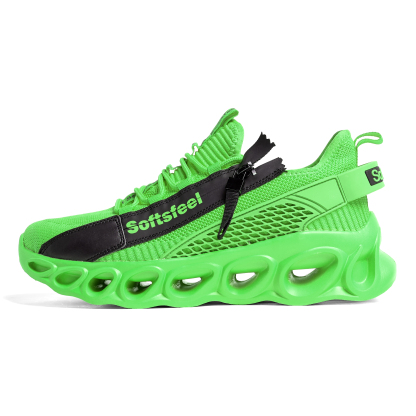 Softsfeel® Men's Side-Zip ComfortFit Walking Shoes - Green