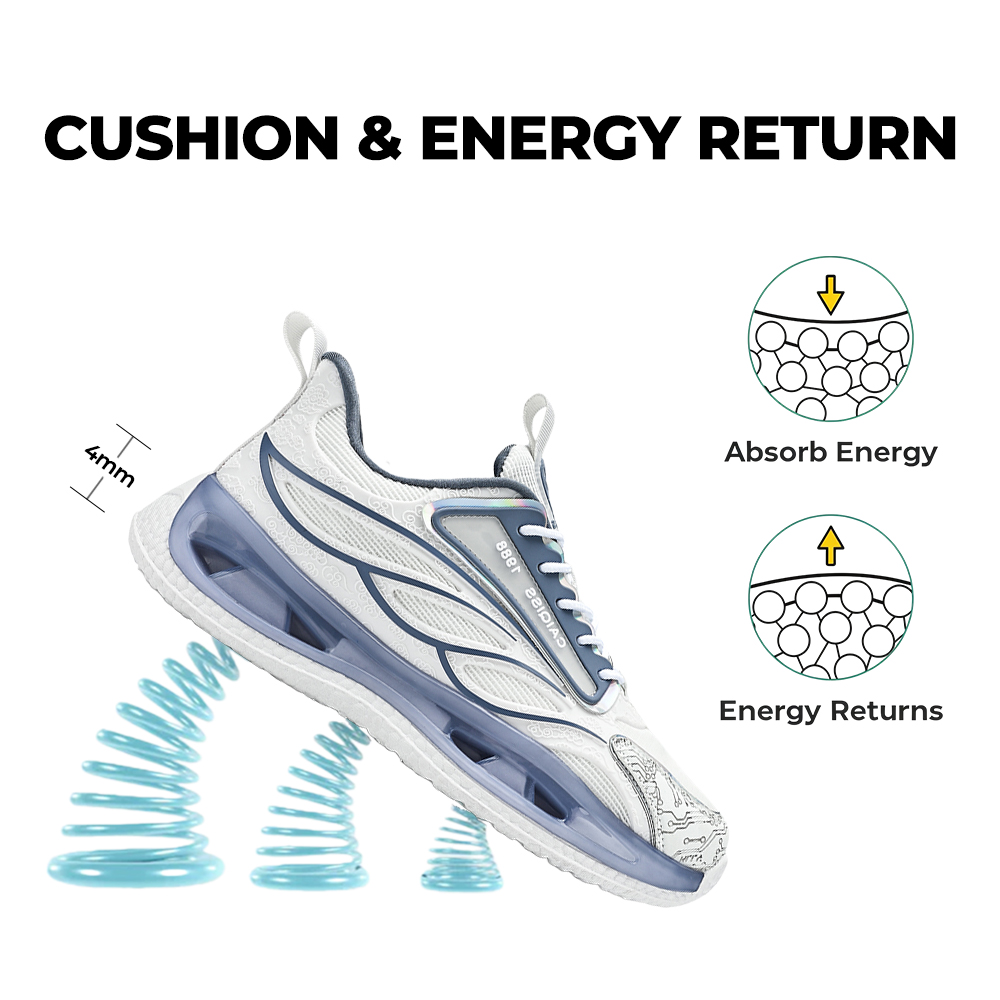 Women's AirWave Flow V5 - Frosted Sky with Dusk Blue Accents