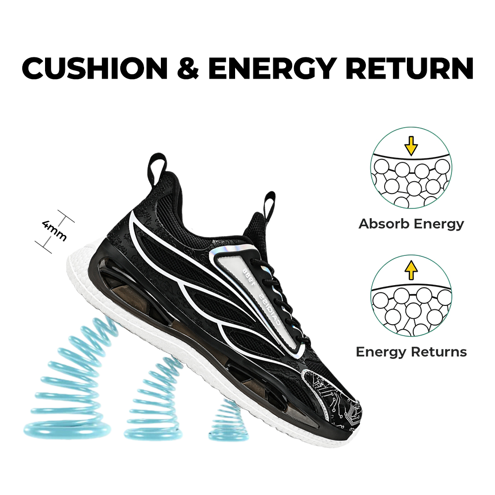 Women's AirWave Flow V5 - Midnight Eclipse with Silver Lining Accents