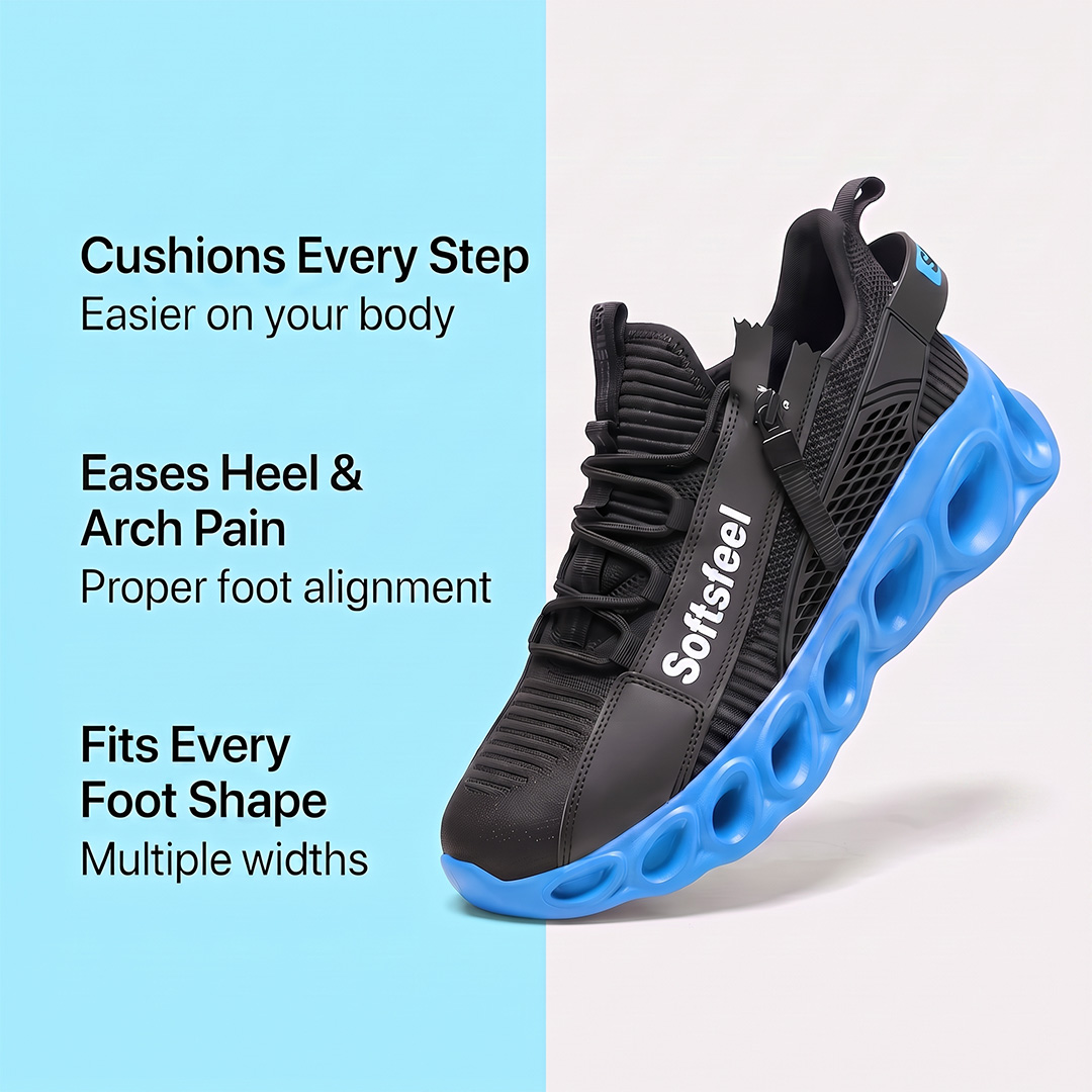 Men's Cloud Wanderer V7 - Black Blue