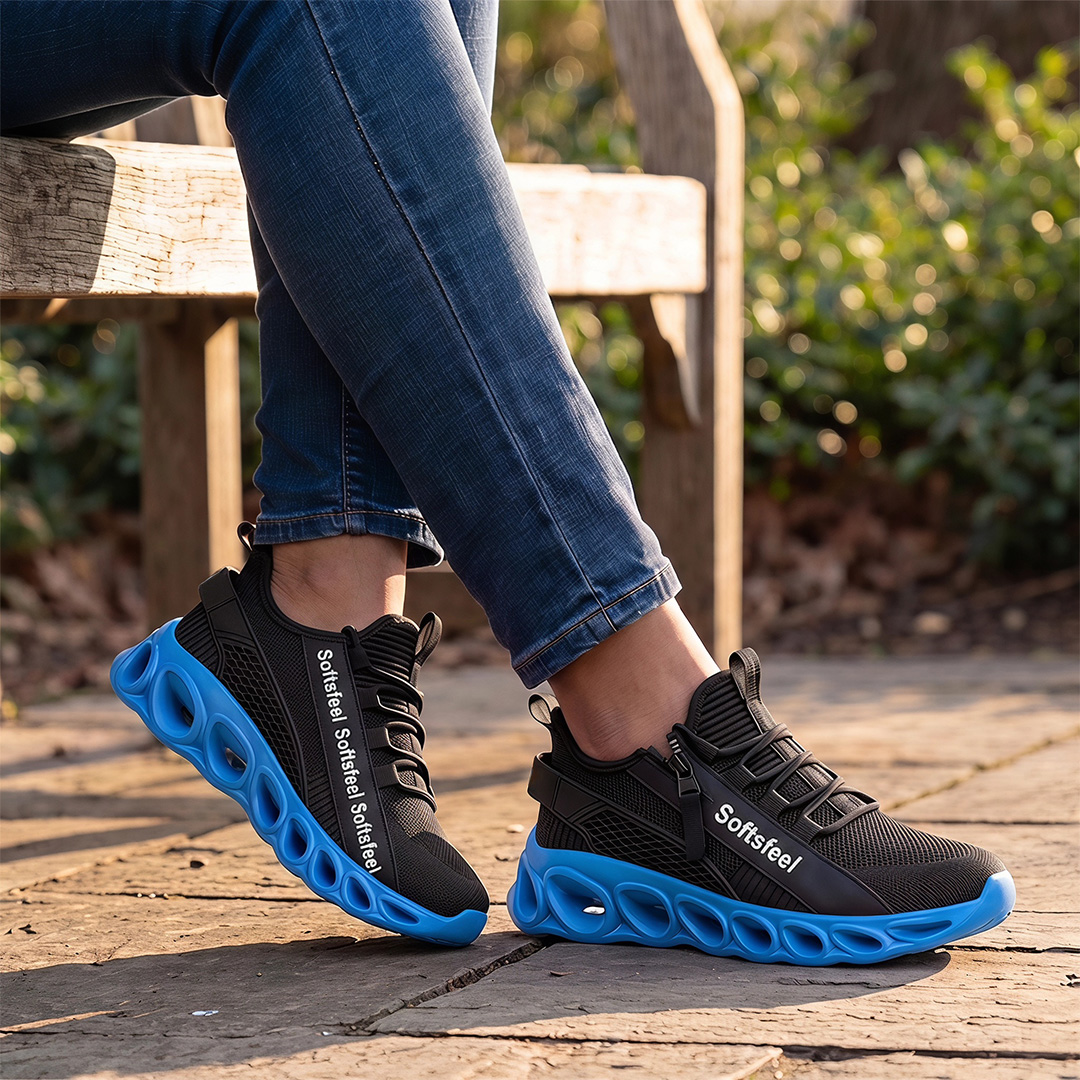 Men's Cloud Wanderer V7 - Black Blue
